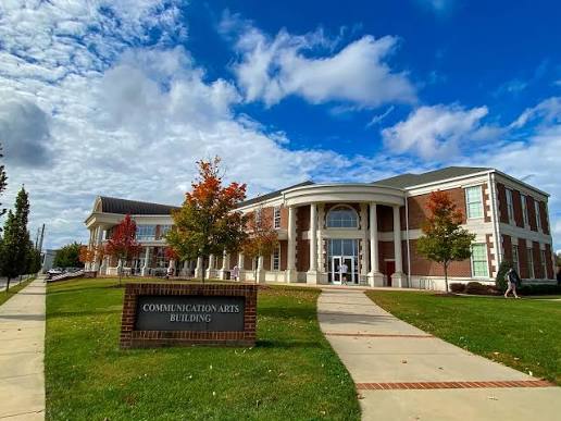 Lee University Communication Arts building on campus